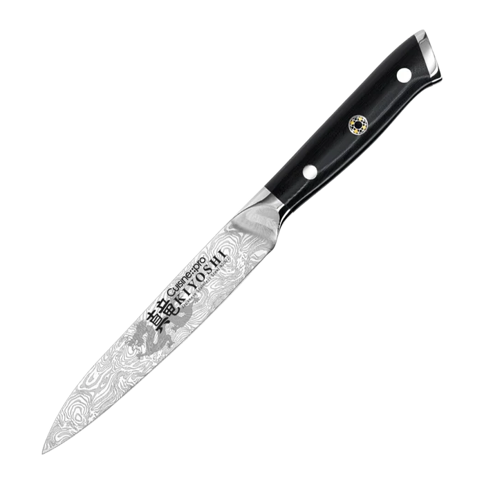 Couteau utilitaire KIYOSHI® 11.5 cm polyvalent pour découpe et épluchage en cuisine