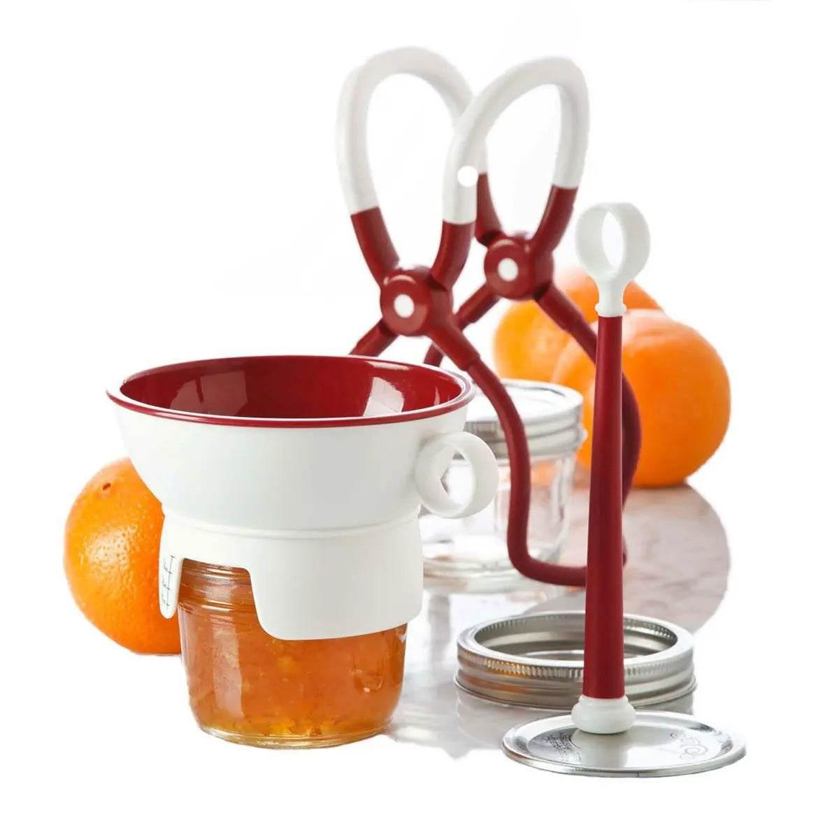 ensemble à conserves 3 pièces Starfrit avec entonnoir, pince et bâton magnétique pour bocaux en verre