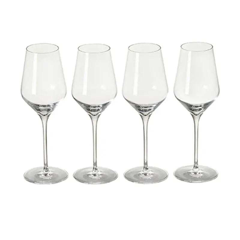 Ensemble de 4 coupes à vin blanc 400 ml en verre résistant et sans plomb Le Creuset