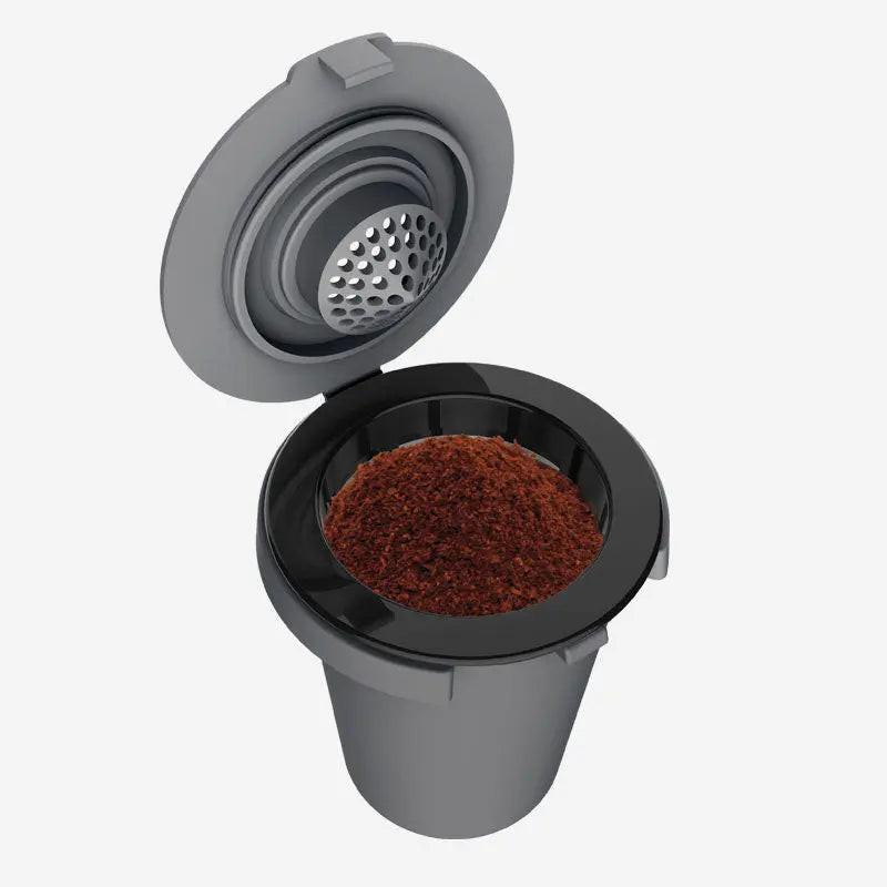 Porte-filtre réutilisable Cuisinart avec filtre rempli de café moulu compatible SS-5EC SS-6C SS-10C SS-15C