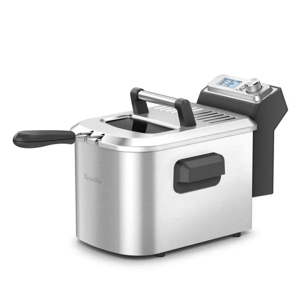 Friteuse Smart Fryer Breville 4L inox avec écran LCD et double cuisson pour frites croustillantes